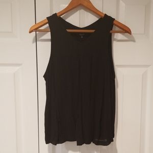 Madewell Swing Top w Chiffon Panels